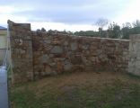 Sandstone Pillars and Wing Walls