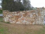 Sandstone Pillars and Wing Walls