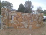 Sandstone Pillars and Wing Walls