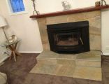 Brick Fireplace Transformation